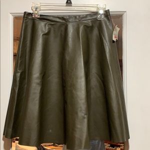 Leather Aline skirt!